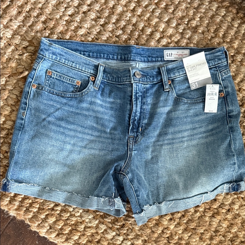 GAP Women's Light Blue Jean Shorts
